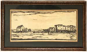 Martin van Waning - Strand. verkocht voor € 50!