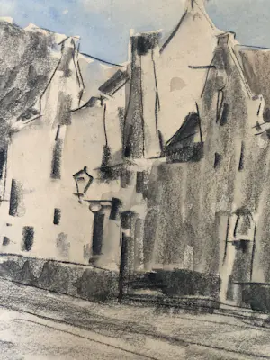 Henk Bellaard - Stadsgezicht (verso Havengezicht) kopen? Bied vanaf 100!