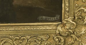 Henri van de Velde - Olieverf op doek, Bijbelse voorstelling - Ingelijst kopen? Bied vanaf 200!