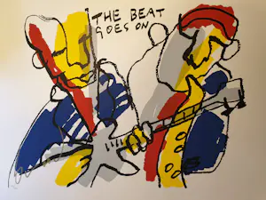 Herman Brood - THE BEAT GOES ON I en II : set van 2 met elk dezelfde nummer ! zeldzaam ! kopen? Bied vanaf 895!