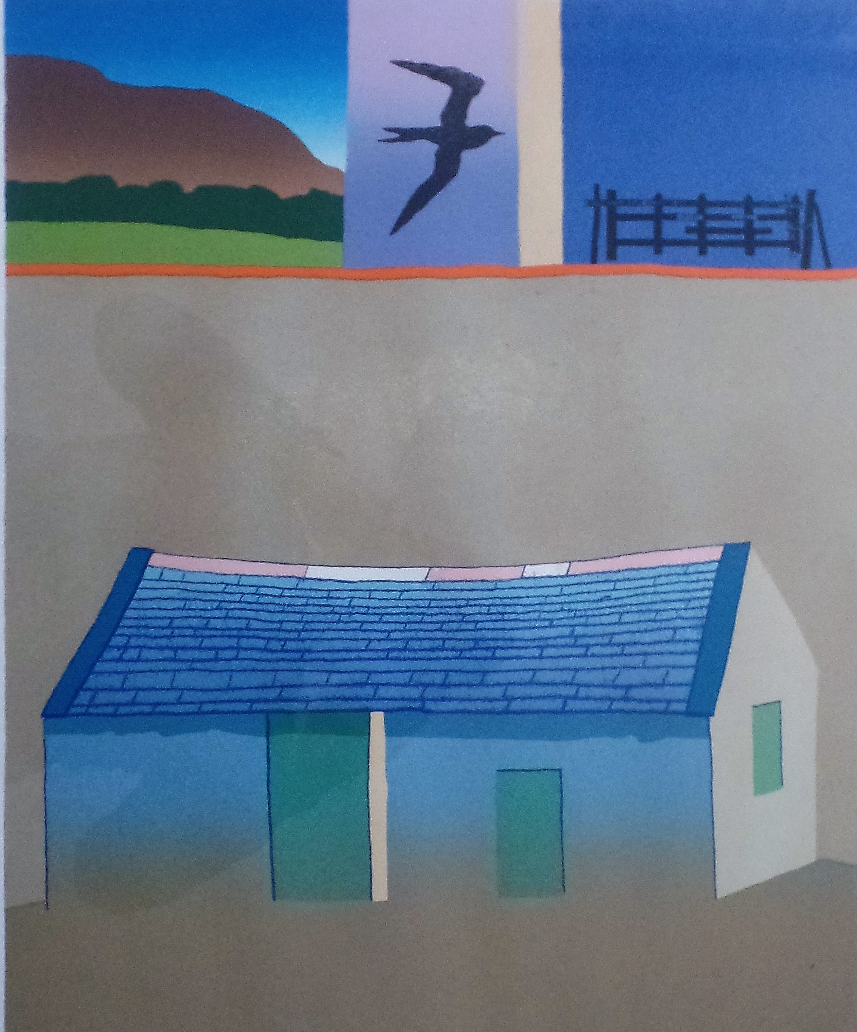 Harrie Gerritz - De Huisvlucht - Litho kopen? Bied vanaf 29!