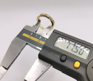 Gouden ring met 9 diamanten kopen? Bied vanaf 290!