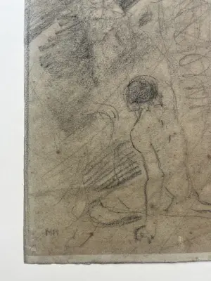 Matthijs Maris - tekening van twee figuren kopen? Bied vanaf 825!