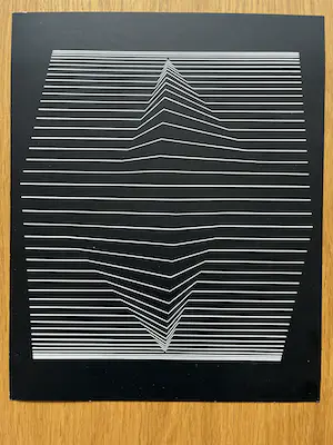 Victor Vasarely - ILILE-II en MIMAS- 1973 - 2 werken kopen? Bied vanaf 50!