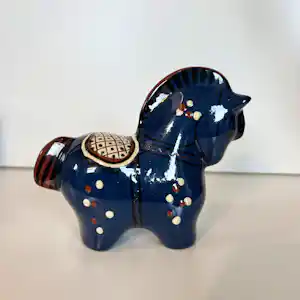 Nittsjö - Handgesigneerd Erik Mornils Nittsjö Paardje Keramiek -Made in Zweden -1703 verkauft für € 30!