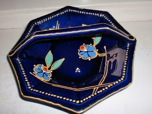 Ditmar Urbach - vanaf 1 euro : zeer fraaie schaal , gemerkt handpainted ditmar urbach kopen? Bied vanaf 1!