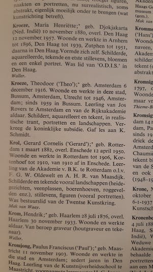 Gerard Krol - Tekening van een boer kopen? Bied vanaf 50!