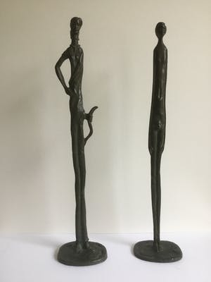 Brons (Onbekend) - Etruskische Vrouw en Man kopen? Bied vanaf 20!