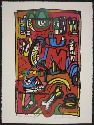 George Heidweiller - Zeefdruk, Twisted reminder kopen? Bied vanaf 1!