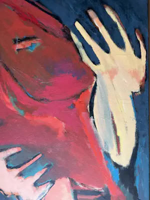 Jeanne Marie van Staveren - olieverf op doek | 'De val van Icarus' | 1988 kopen? Bied vanaf 20!