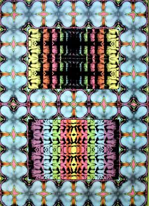 Shinkichi Tajiri - offset litho -My secret garden I - 1975 verkocht voor € 65!