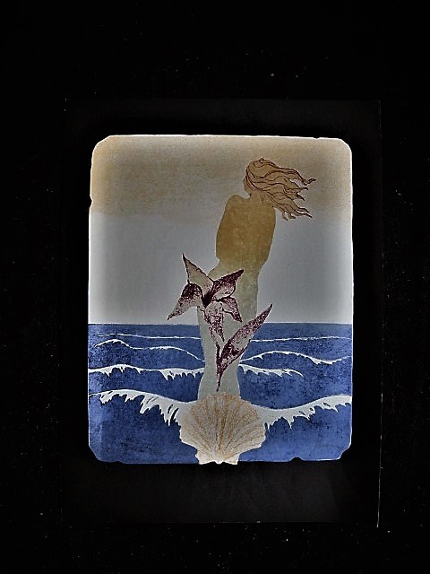 Manuel Menan - Spaans Grafisch Surrealist - Litho "Venus en Lelie" 1975 - gesigneerd  kopen? Bied vanaf 1!