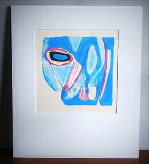 Bram van Velde - litho, met potlood gesigneerd en genummerd 2 - incl groot kunstboek verkocht voor € 299!