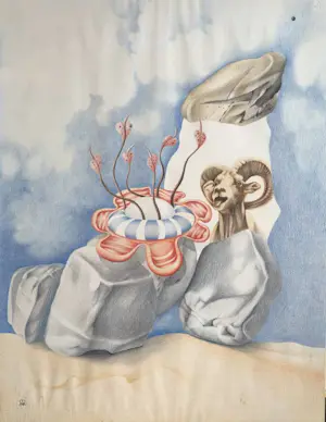 Rudy Martina - 2 tekeningen: Querillo tipico del rio Jardiniro + Z.T. kopen? Bied vanaf 1!