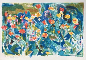 Helle Thorborg - Kleurenlithografie - Gesigneerd - 73/700 kopen? Bied vanaf 45!
