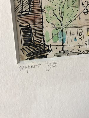 Rupert van der Linden - Blik op de Munttoren Amsterdam kopen? Bied vanaf 35!