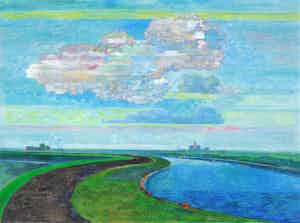 Dirk Breed - Stemmig avondlandschap verkocht voor € 500!