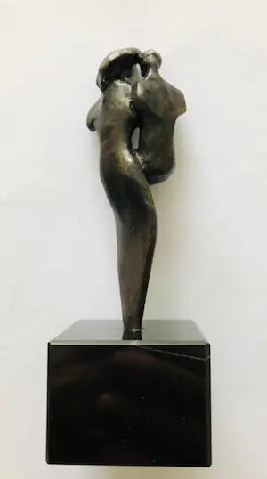 Brons (Onbekend) - Moeder / Kind - Beeld kopen? Bied vanaf 55!