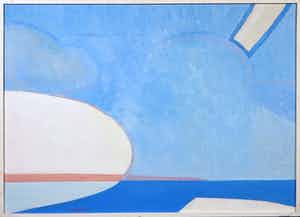 Paul Overhaus - Olieverf op doek, Licht - Ingelijst verkocht voor € 100!