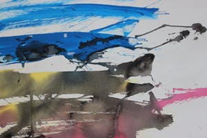 Anton Heyboer - Abstracte compositie kopen? Bied vanaf 100!