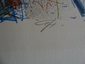 Cor de Jong - Litho. Titel, "Beweging ". kopen? Bied vanaf 35!