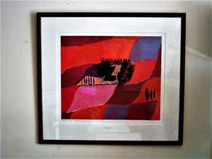 Henriette Boerendans - studeerde aan de Kunst Acad. Den Haag. Specialiseerde zich in houtsnedes. verkocht voor € 30!