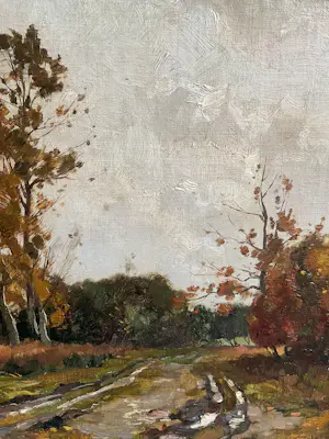 Joseph Gerardus van Jole - Bospad na een bui. kopen? Bied vanaf 250!