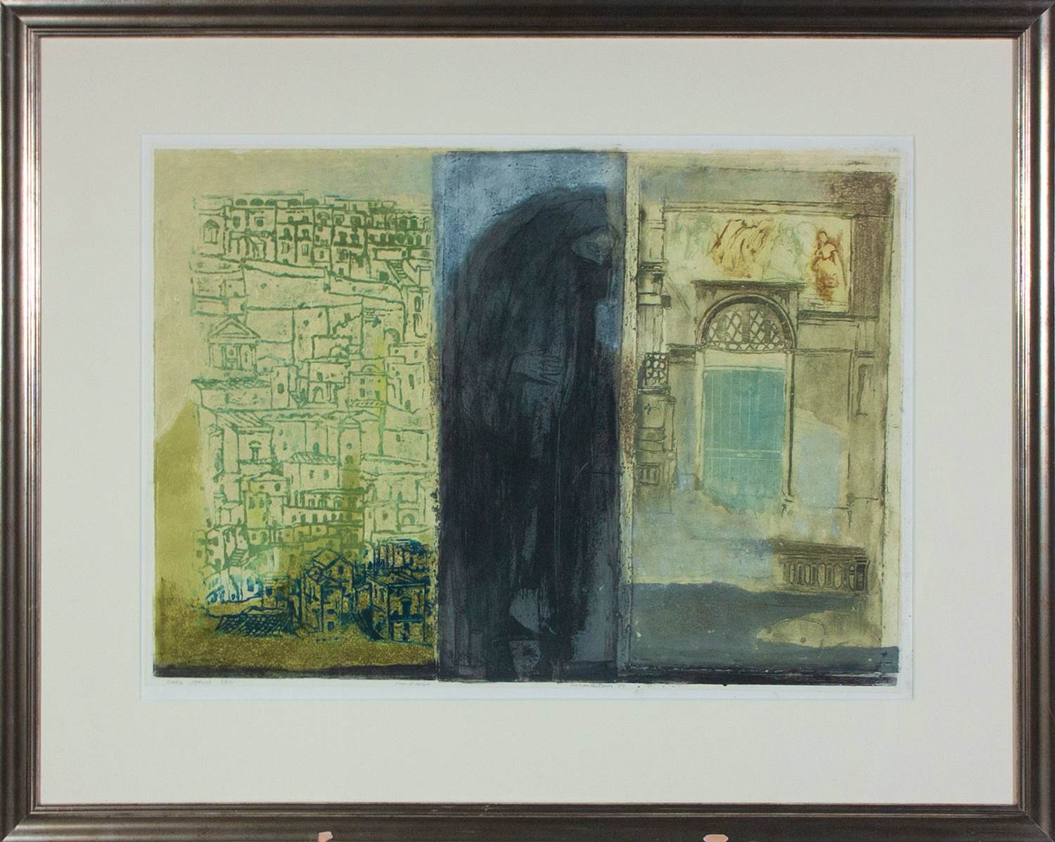 Ru van Rossem - Ets / aquatint / reliëfdruk, Cara Italia - Ingelijst kaufen? Bieten Sie von 80!