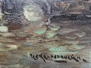 Hendrik Cornelis Kranenburg - Fraai olieverf schilderij "Amsterdam brug over de Leidsegracht" gesigneerd kopen? Bied vanaf 224!