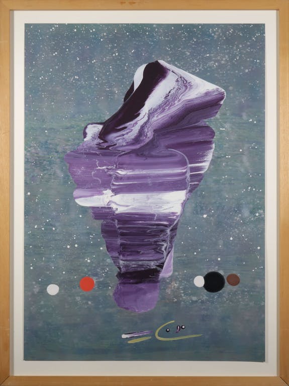 Richard Brouwer - Richard Brouwer: Olieverf op papier, Z.T. - Ingelijst (Groot) kopen? Bied vanaf 35!