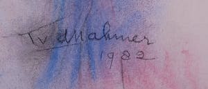 Theo van der Nahmer - Pastel/krijt op papier, Zomaar een ontmoeting kopen? Bied vanaf 1!