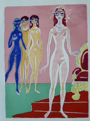 Kees van Dongen - Gravure 1001 nacht: 'La Jouvencelle' kaufen? Bieten Sie von 15!