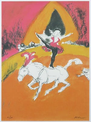 Buy Luis Filcer - Litho, Circus IV - Ingelijst? Bid from 1!