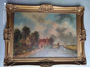 Niet of onleesbaar gesigneerd - Landschap, Stilleven kopen? Bied vanaf 1!