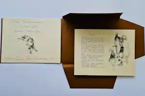 Simon Carmiggelt - Zeer beperkte oplage (250 ex) - Vier Kroegmannen - illustr. william Kuik - 1975 verkauft für € 60!