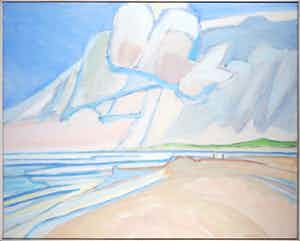 Paul Overhaus - Acryl op doek, Branding - Ingelijst (Groot) verkocht voor € 120!