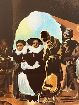 Salvador Dali - Mercado de esclavos con busto invisible de Voltaire - 1981 kopen? Bied vanaf 645!