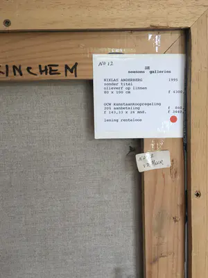 Niklas Anderberg - olieverf op doek ‘zonder titel’ - 1995 kopen? Bied vanaf 375!