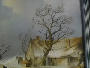 Peter Meuleners - prachtig schilderij - winterlandschap kopen? Bied vanaf 44!