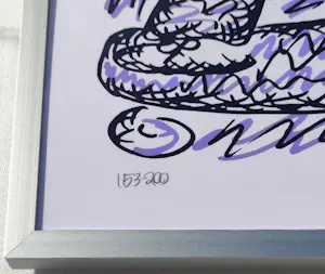 Bjarne Melgaard - Skater Rat White – handsigniert + nummeriert kopen? Bied vanaf 220!