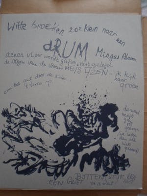 Hans Rietveld - Map met 9 zeefdrukken van Hans Rietveld en teksten van Ruth Bouman kopen? Bied vanaf 15!