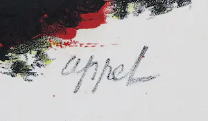 Karel Appel - Litho, Musique Barbare (inclusief boek en LP) kopen? Bied vanaf 1!