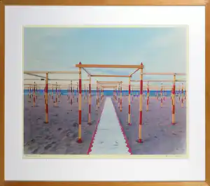 Bert Houweling - Foto, Riccioni - Ingelijst verkocht voor € 100!