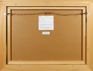 Liz Strick - Acryl op papier, Fessenbach, Black Forest - Ingelijst kopen? Bied vanaf 1!