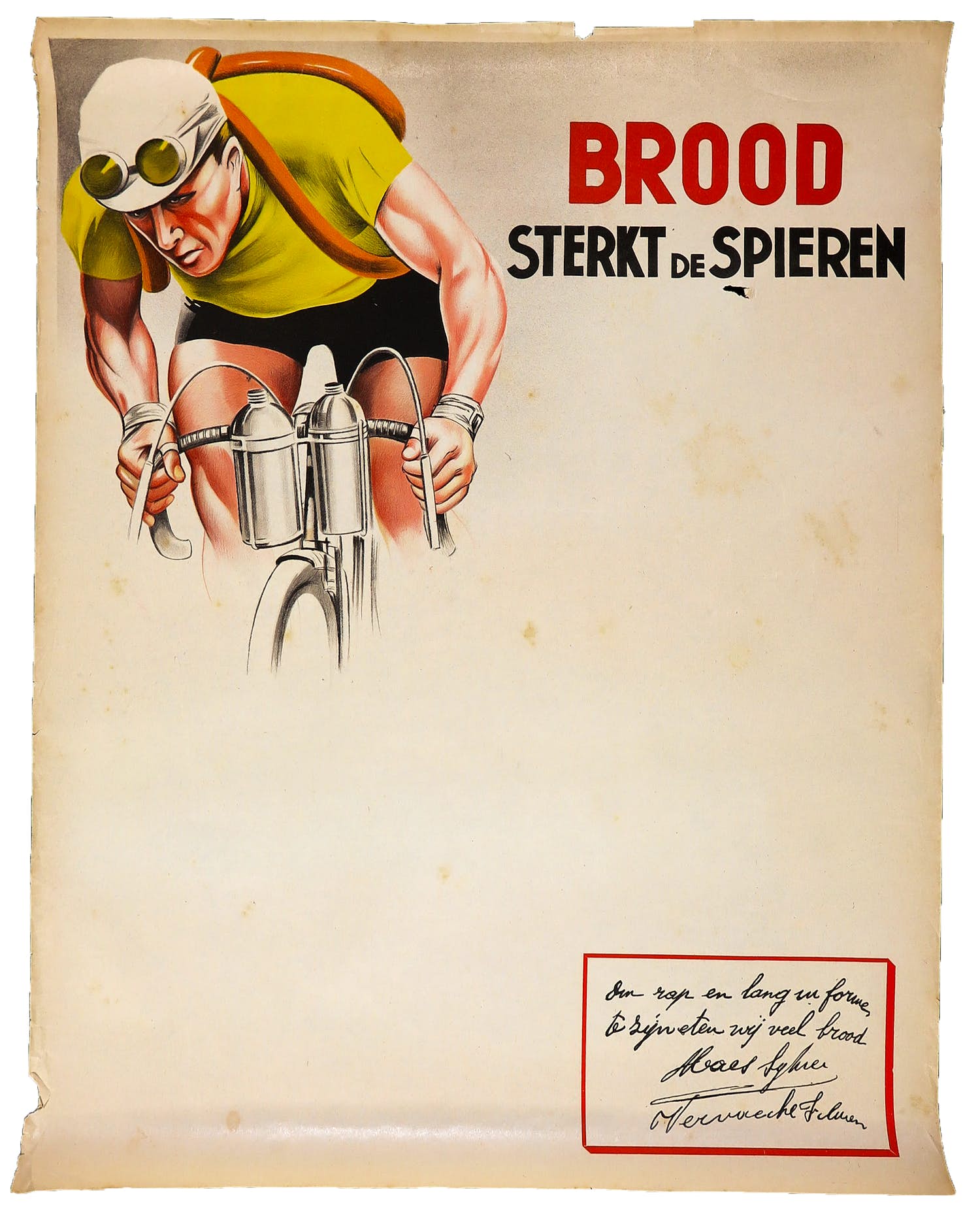 Curiosa - Affiche, Brood sterkt de spieren kopen? Bied vanaf 1!
