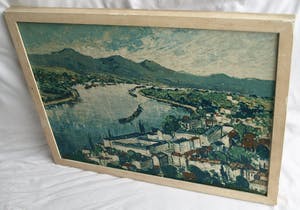 Clement van Vlaardingen - Ingelijst, olieverf op doek , “Bonn” – ca. 1960 kopen? Bied vanaf 75!