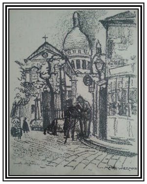 Matthieu Wiegman - Mont Martre - Parijs kopen? Bied vanaf 100!