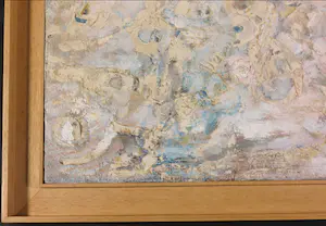 Klaas Boonstra - Olieverf / structuurverf op board, Abstracte compositie - Ingelijst kopen? Bied vanaf 350!