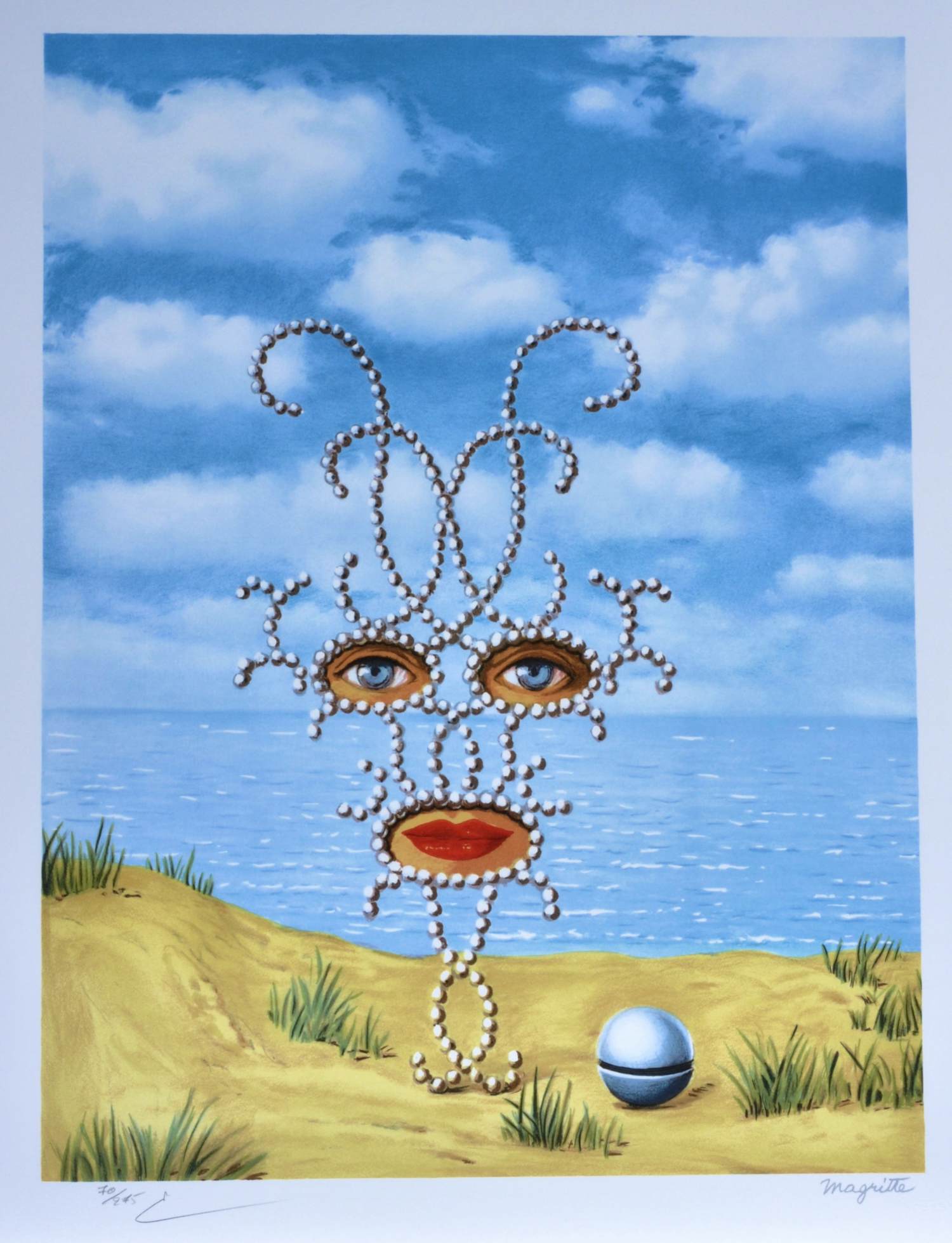 Buy Rene Magritte - (naar) Sheherazade (1950), Lithografie, 60x45 cm? Bid from 435!