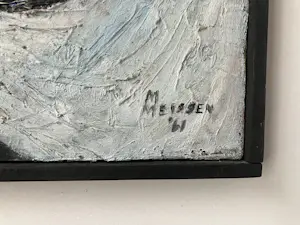 Michel Meissen - Olieverf op doek - Gesigneerd - 1961 kopen? Bied vanaf 50!